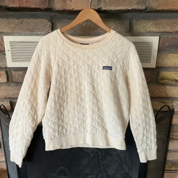 Patagonia Organic Quilt Crew Sweatshirt Medium - Picture 3 of 6